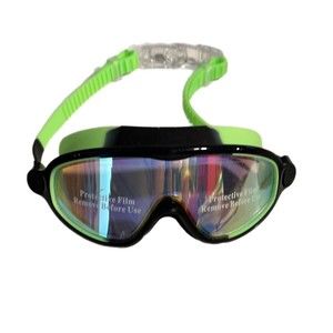 Anti Fog Swimming Goggles Clear No Leaking UV Protect Black Green Professional